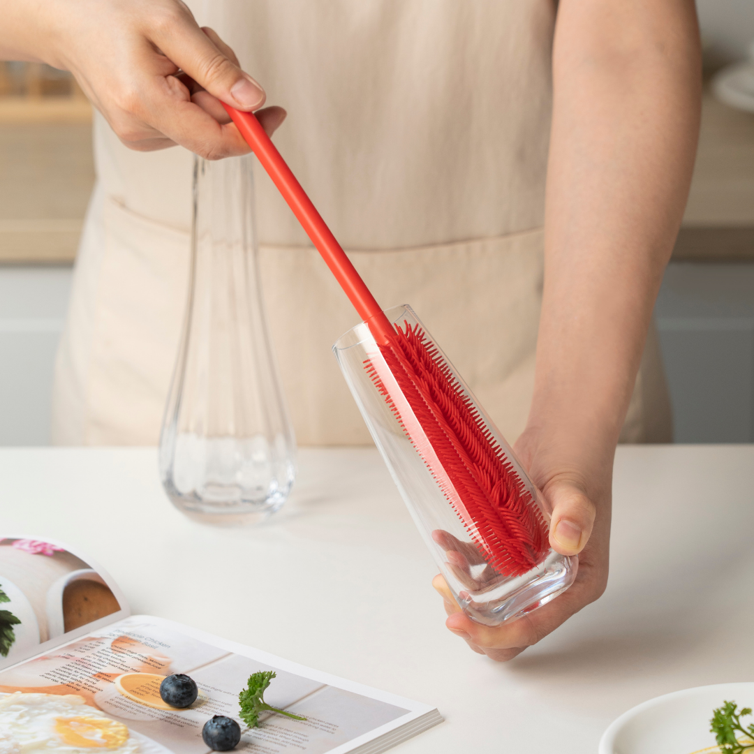 Goupillon SLIM à bouteille en silicone 45 cm - Kochblume – Image 3