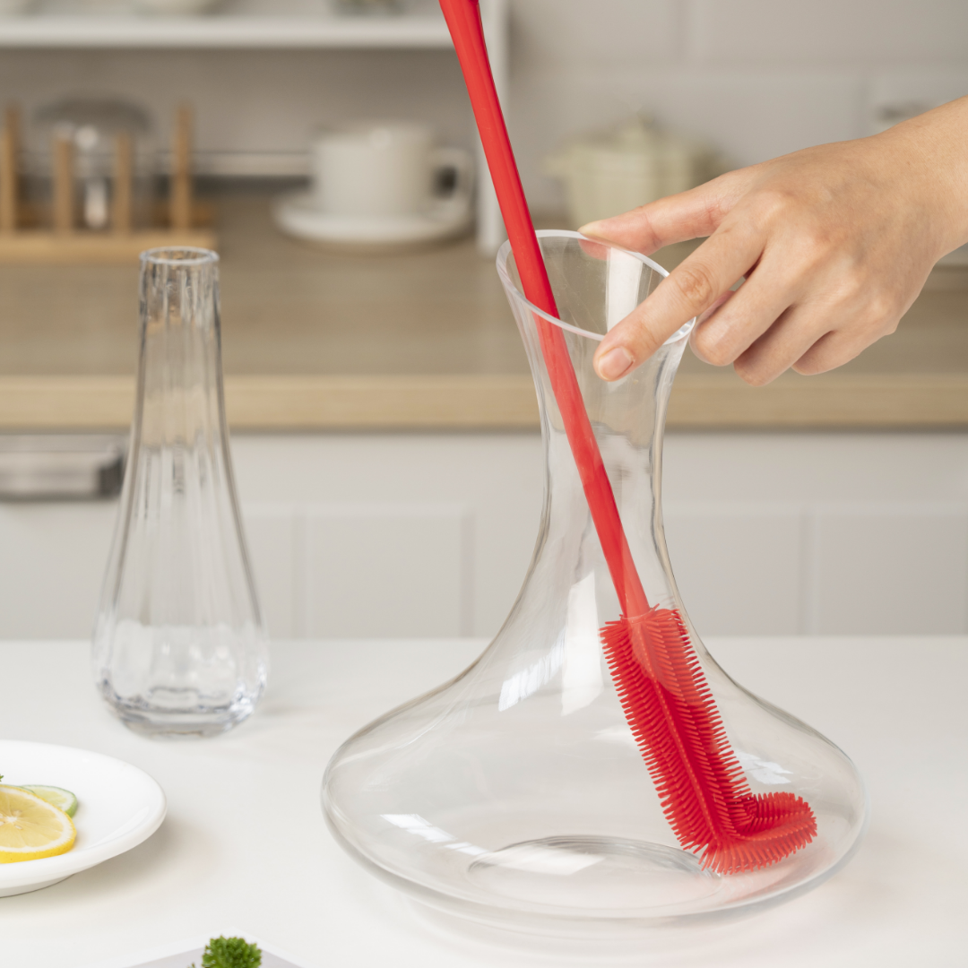 Goupillon SLIM à bouteille en silicone 45 cm - Kochblume – Image 4