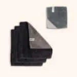 Set 3 chiffons microfibre 30 x 30 cm + 1 chiffon 18 x 18 cm