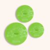 Set de 3 couvercles hermétiques en silicone vert