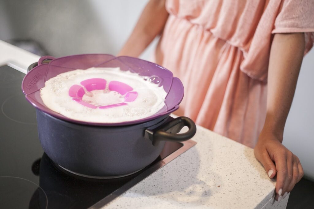 Couvercle Anti-débordement Cook Line Rose, 29cm, Pour Casseroles Et Poêles